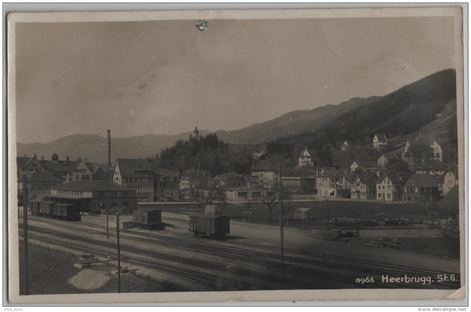 Heerbrugg Bahnhof - Photo: Hans Gross No. 8966 - Autres & Non Classés