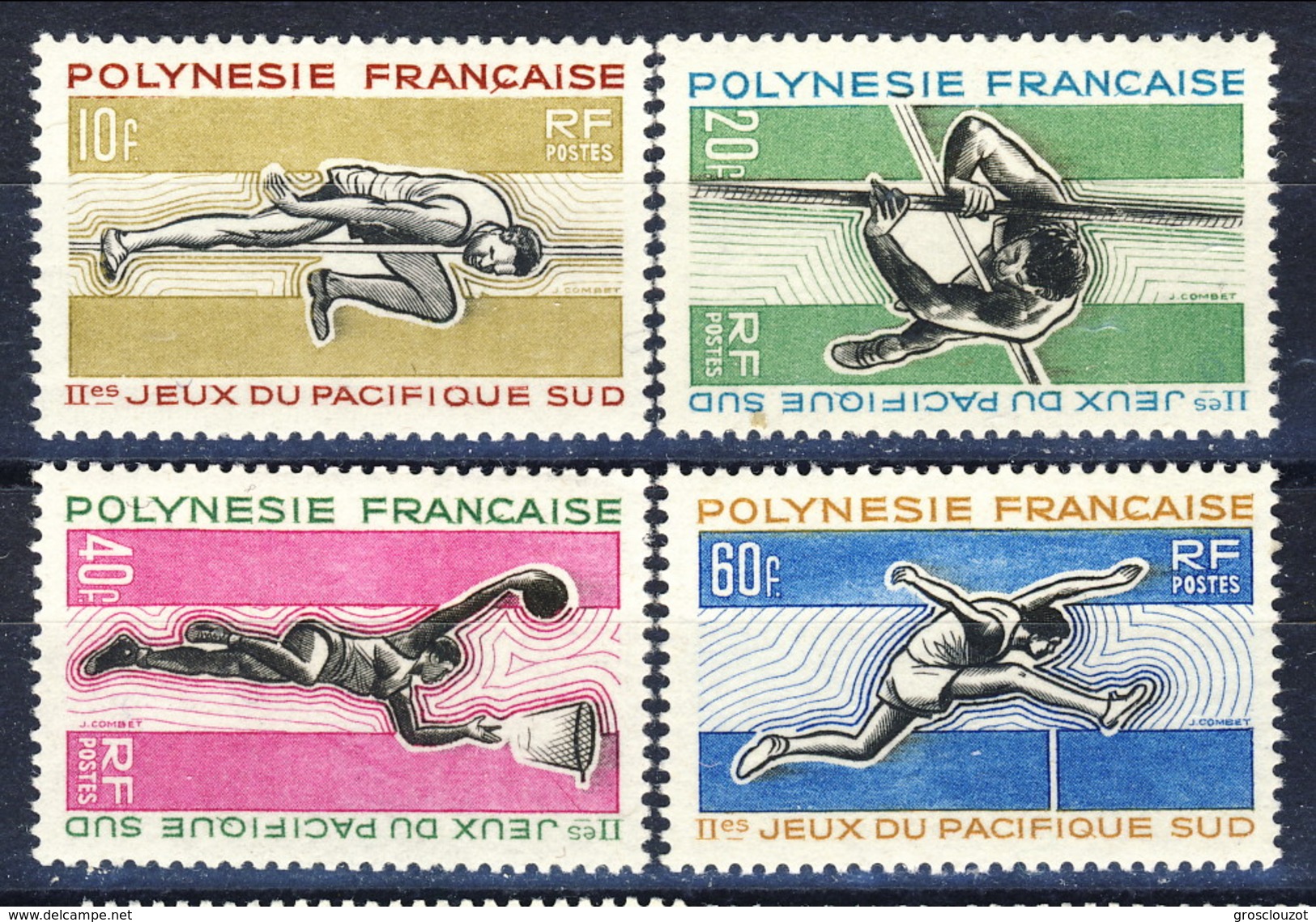 Polynesie 1966 Serie N. 42-45 MNH Cat. &euro; 41.50 - Neufs