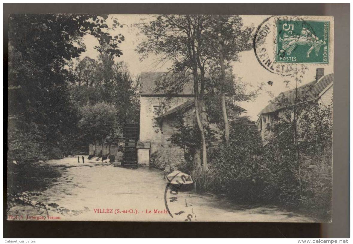 LIMETZ-VILLEZ - Le Moulin - 1913 - Autres & Non Classés