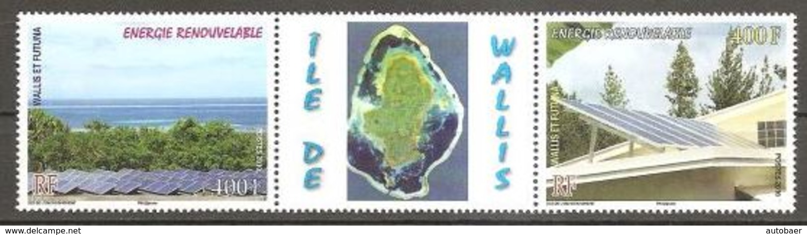 Wallis Und Et Futuna 2010 Renewable Energie Renouvelable Erneuerbare Energien Michel No. 1011-12 Stripe MNH Postfr. Neuf - Neufs