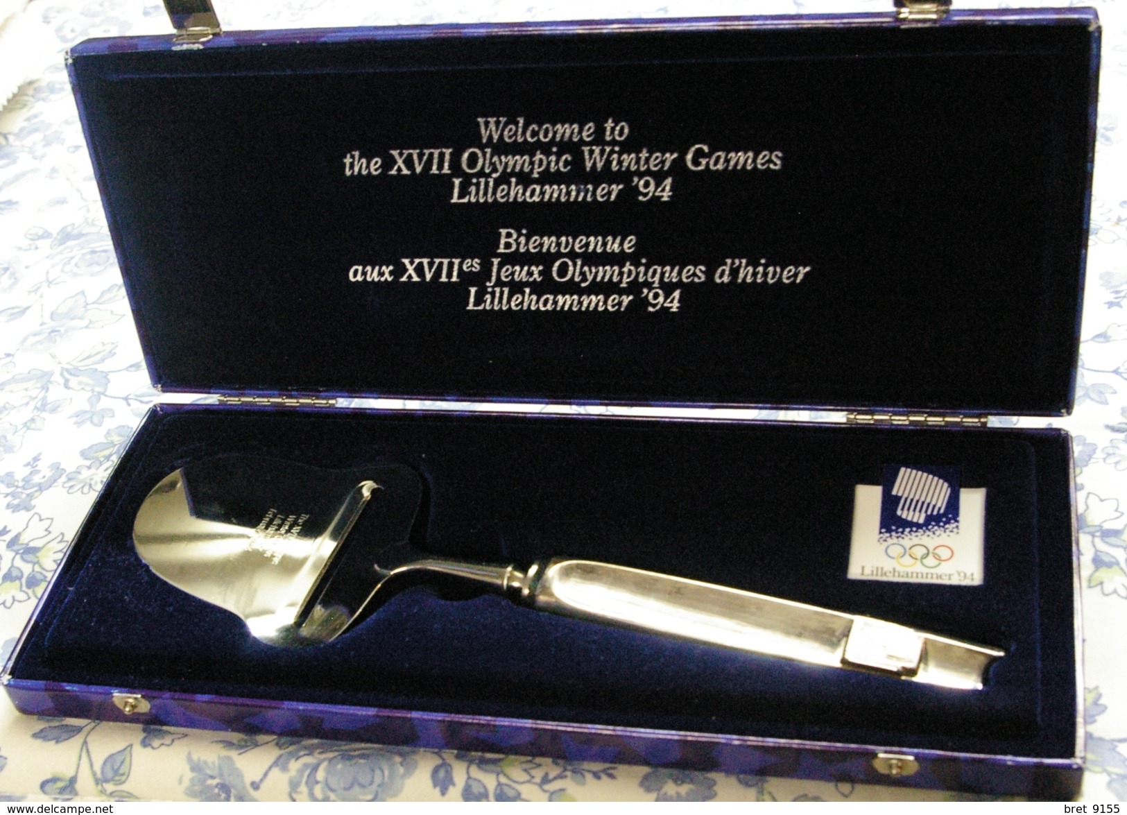 COUTEAU A FROMAGE CREE POUR LES J O DE 1994 A LILLEHAMMER DE TH MARTHINSEN EN ARGENT - Silverware