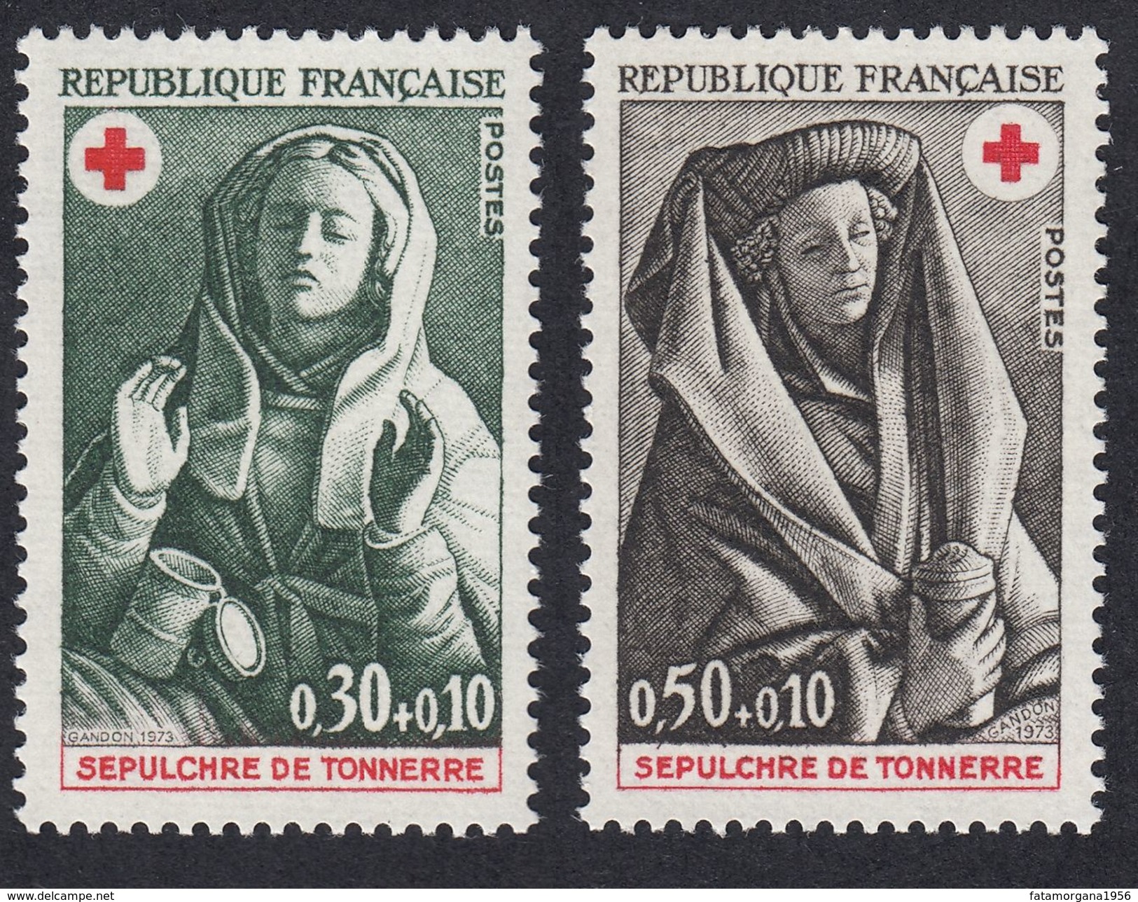 FRANCE Francia Frankreich - 1973 - Série Complète Yvert 1779/1780 - Neufs, Parfaits, MNH. - Ungebraucht