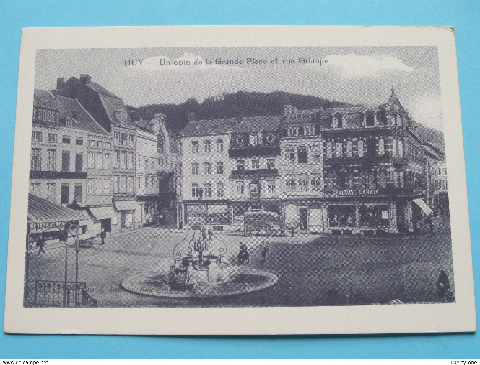 Un Coin De La Grande Place Et Rue GRIANGE / Anno 19?? ( Zie Foto Voor Details ) !! - Huy