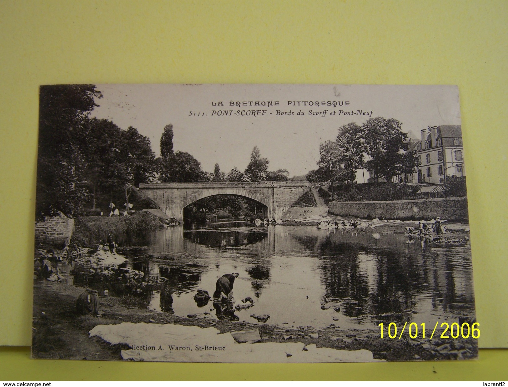 PONT-SCORFF (MORBIHAN) LES LAVANDIERES. BORDS DU SCORFF ET PONT-NEUF. - Pont Scorff