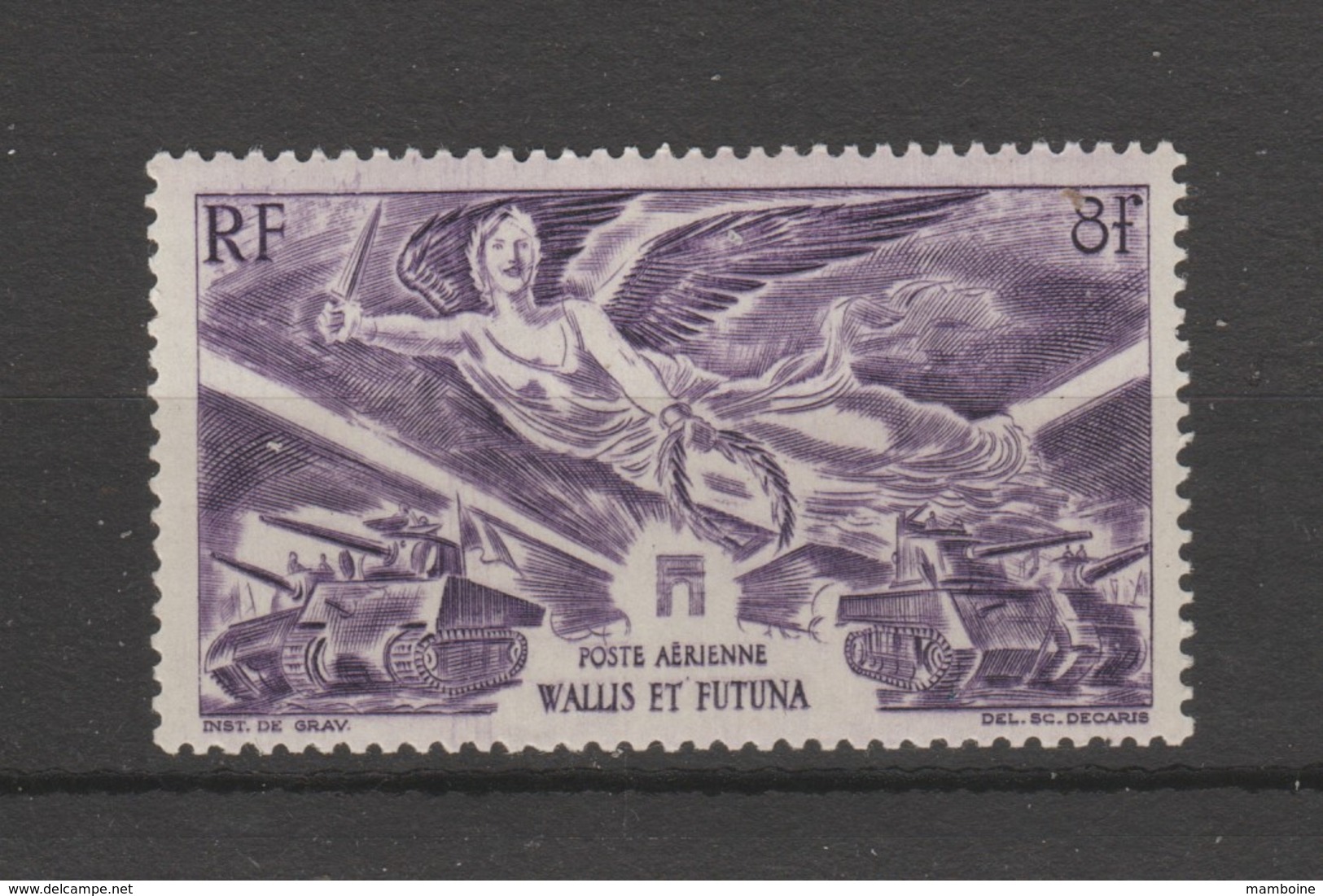 Wallis Et Futuna 1946 Victoire  , Aérien N° 4  Neuf X - Nuevos