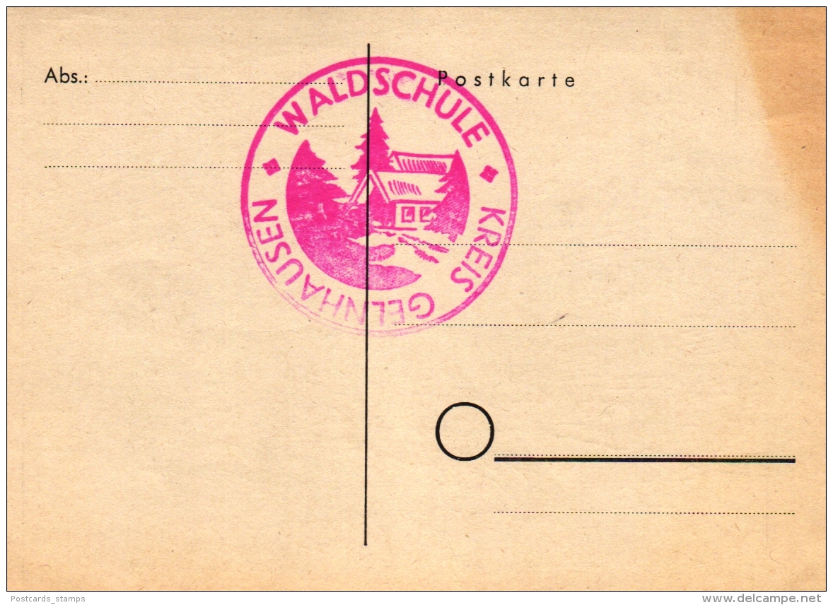 Waldschule Des Kreises Gelnhausen, Um 1940/50, - Gelnhausen