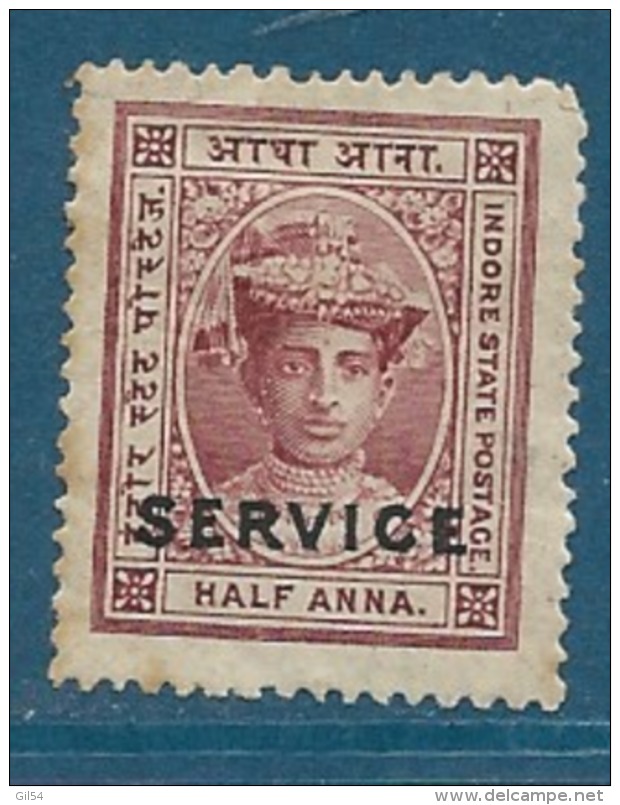 Etats Princiers De L'inde - Holkar  - Service  - Yvert N° 2*     Cw 19223 - Holkar