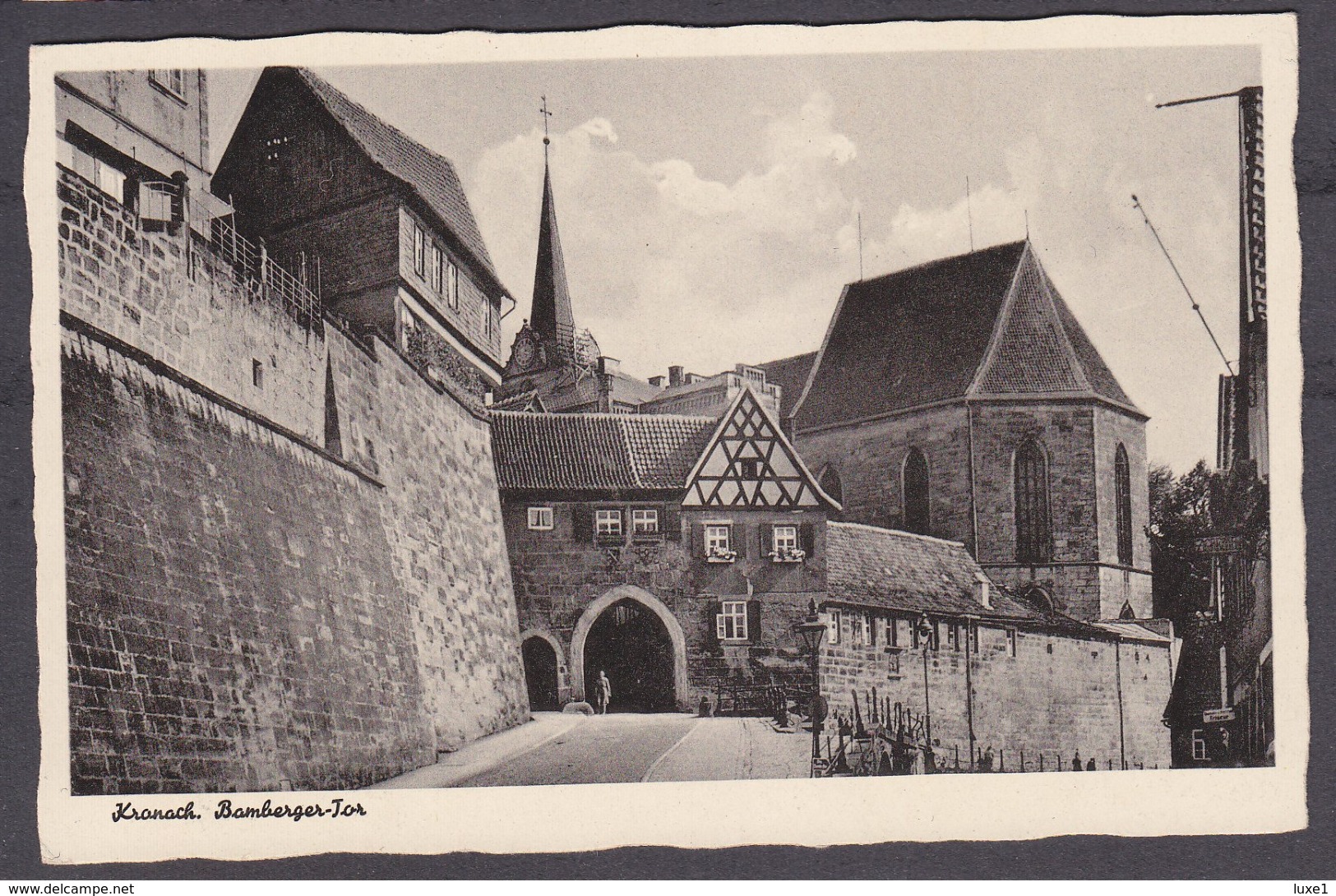 GERMANY , KRONACH ,  OLD  POSTCARD - Kronach