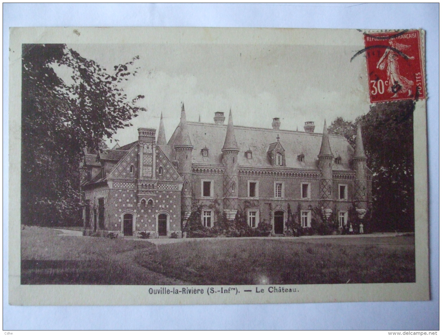 AL6 - 76 -  OUVILLE LA RIVIERE -   LE CHATEAU   - - Other & Unclassified