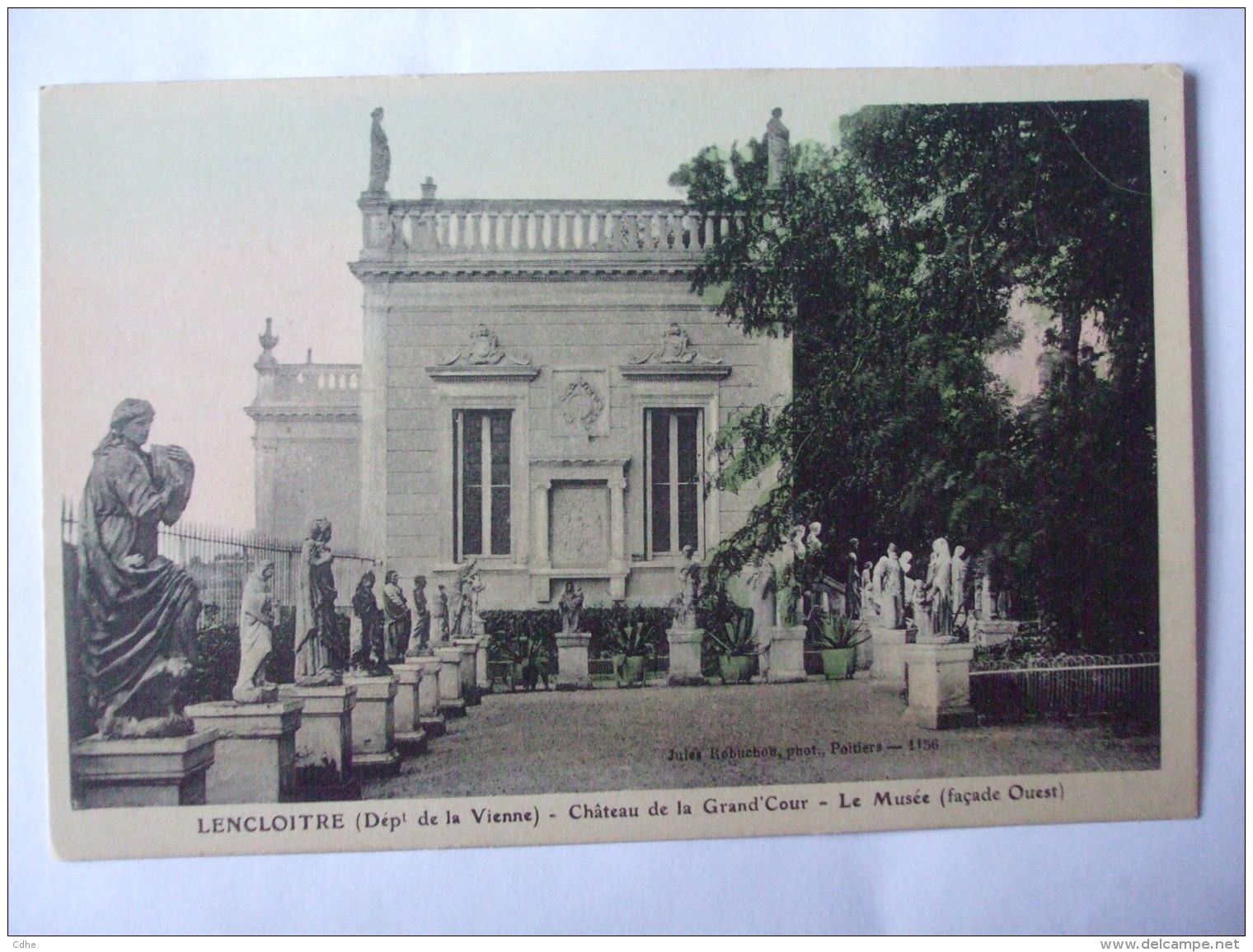 AL6 - 86  - LENCLOITRE  - CHATEAU DE LA GRAND'COUR -  LE MUSEE FACADE OUEST (1) - Lencloitre