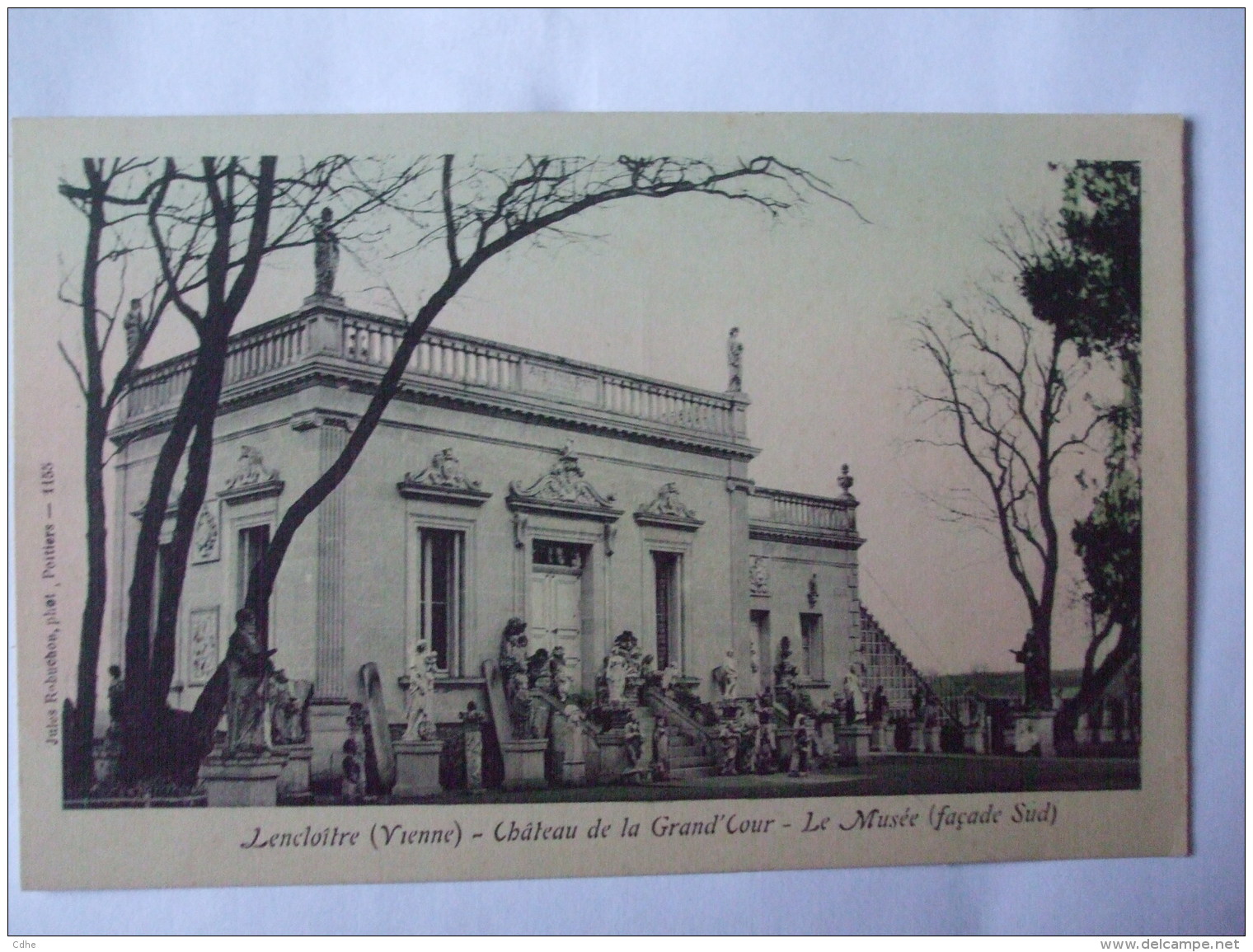 AL6 - 86  - LENCLOITRE  - CHATEAU DE LA GRAND'COUR -  LE MUSEE  FACADE SUD  (7) - Lencloitre