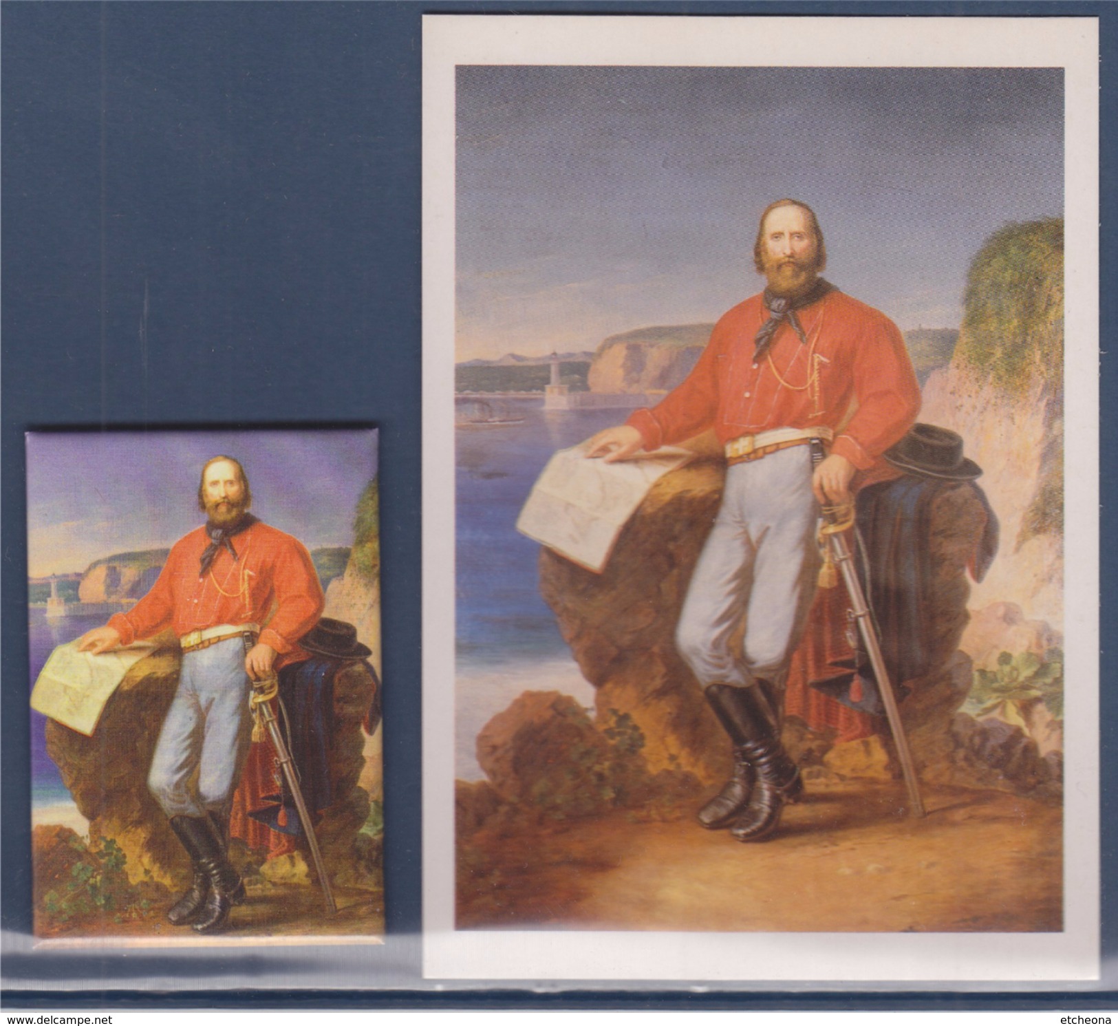 = Garibaldi Par Garacci, Palais Masséna De Nice Carte + Magnet - Pittura & Quadri