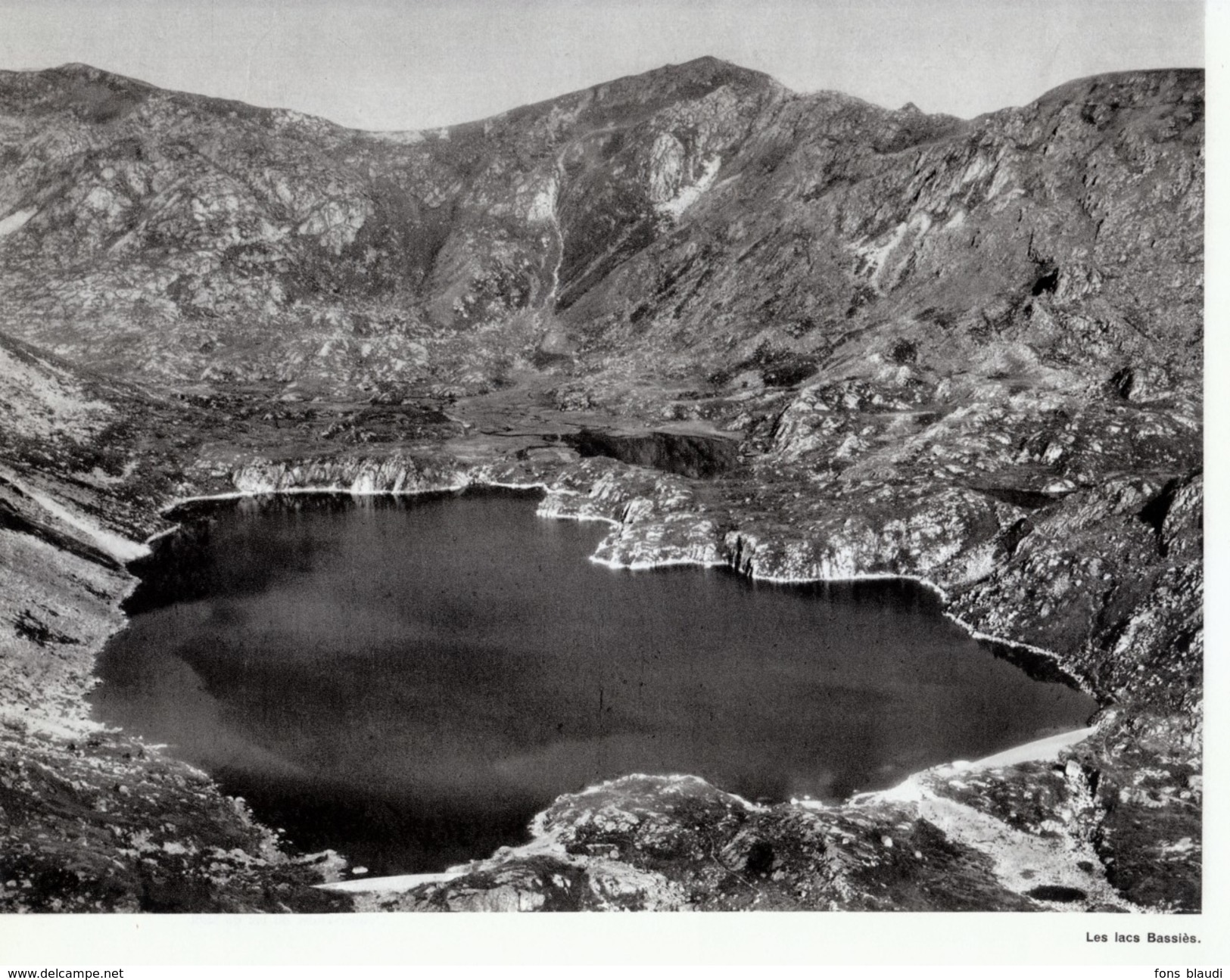 1958 - Héliogravure - Auzat (Ariège) - Les Lacs Bassiès - FRANCO DE PORT - Non Classés