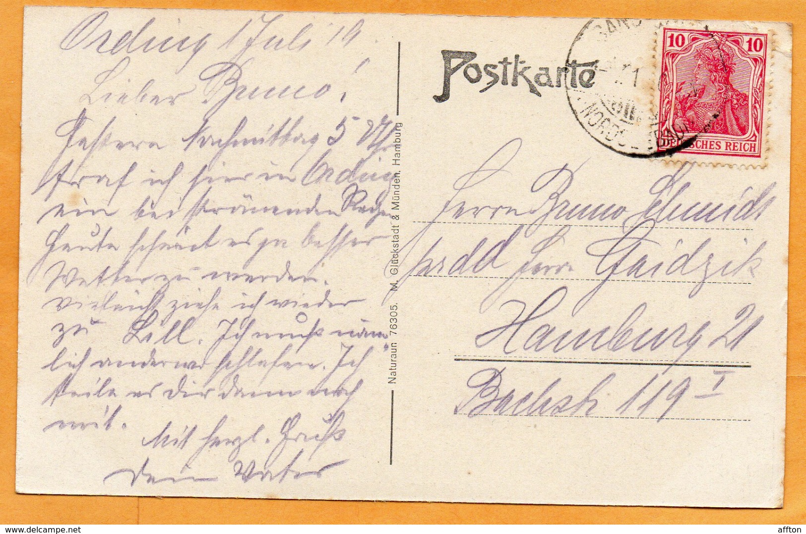 Sankt Peter Ording 1919 Postcard - St. Peter-Ording
