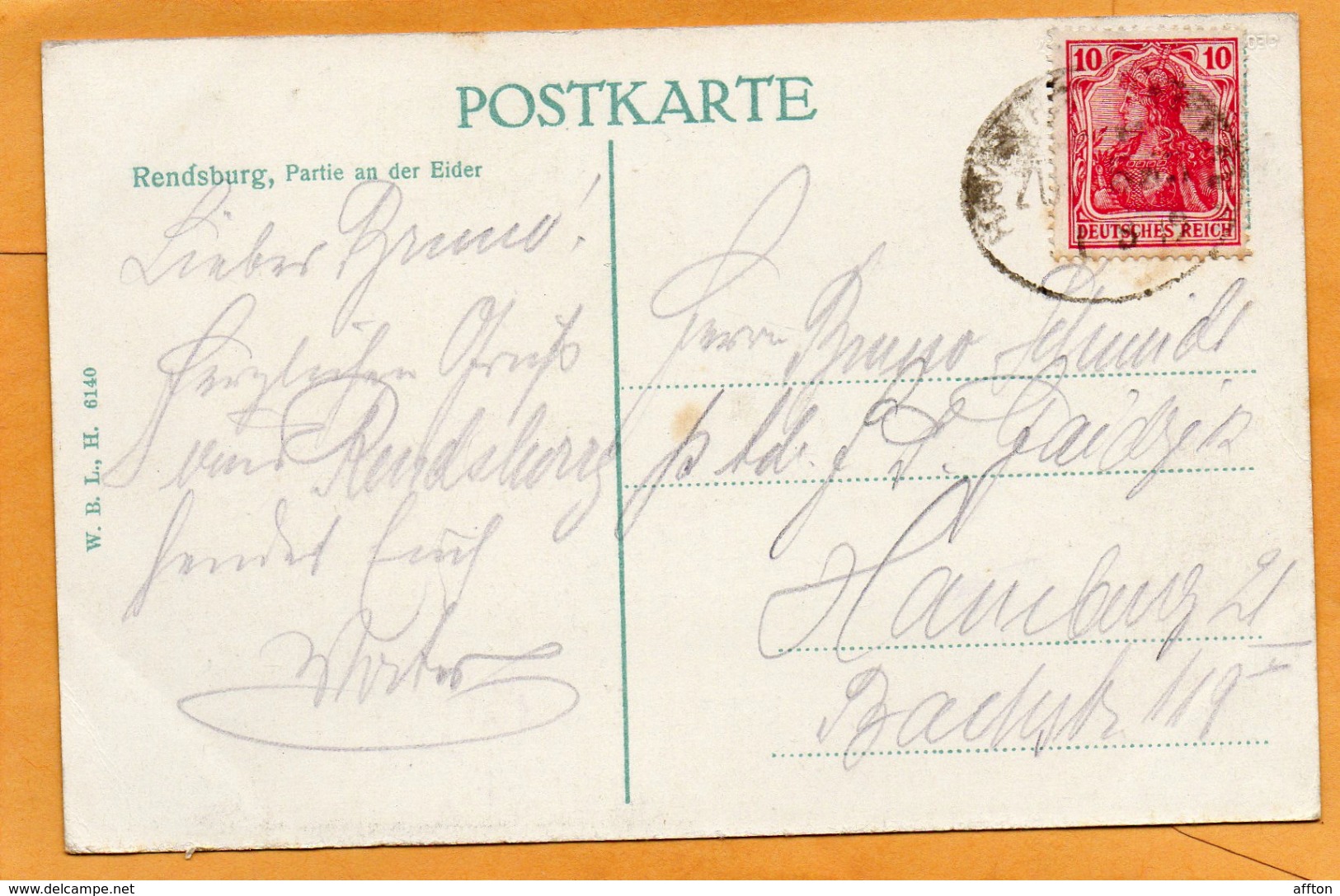 Rendsburg 1915 Postcard - Rendsburg