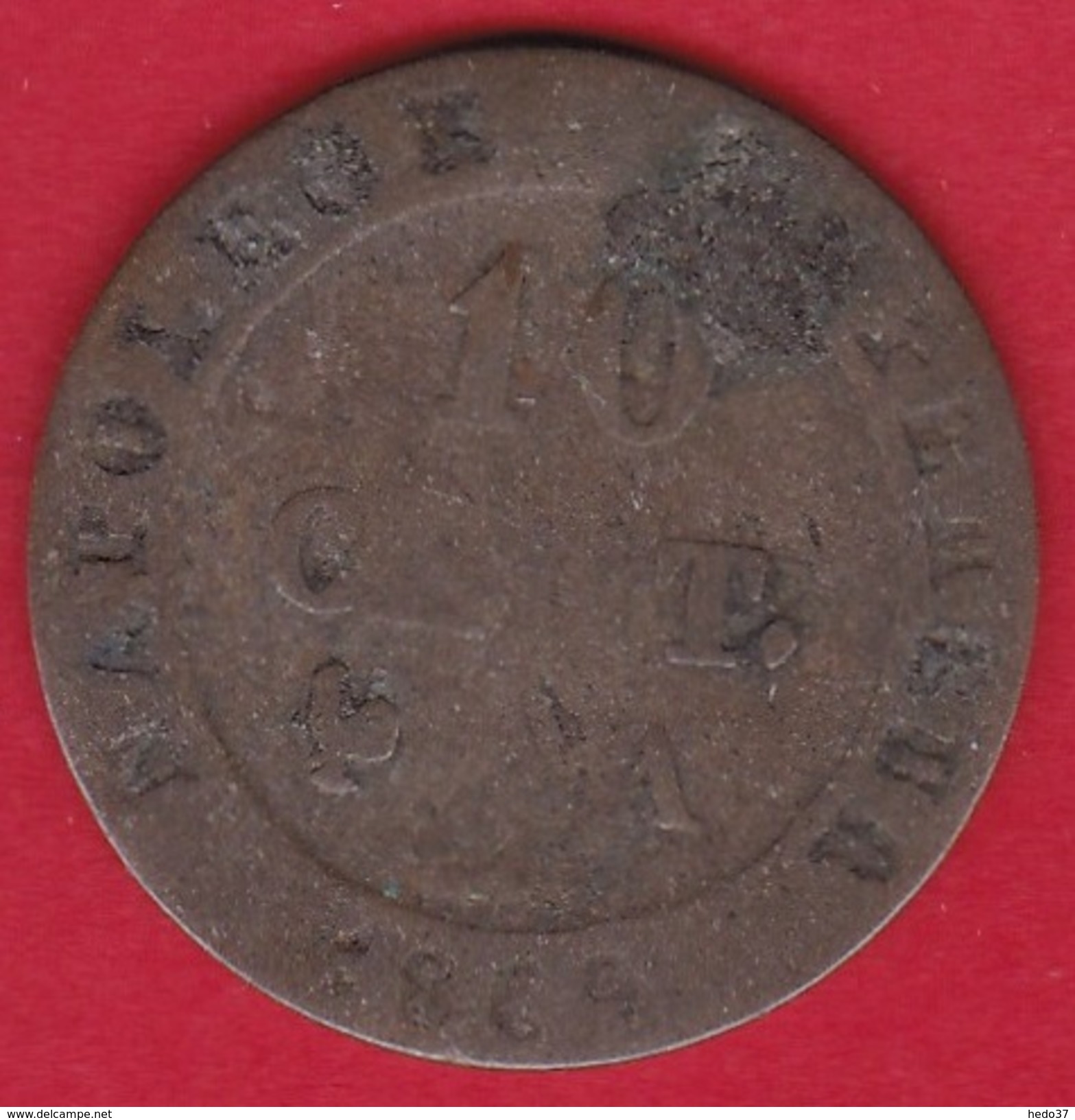 France 10 Centimes Premier Empire 1809 A - Autres & Non Classés