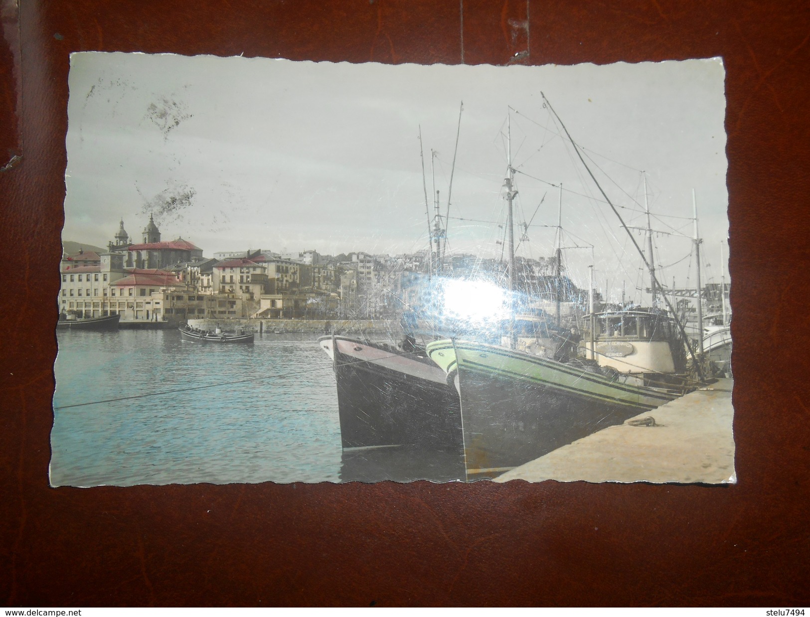 B667 Bermeo Spagna Vista Parziale Cm9x14 Viagg. - Sonstige & Ohne Zuordnung