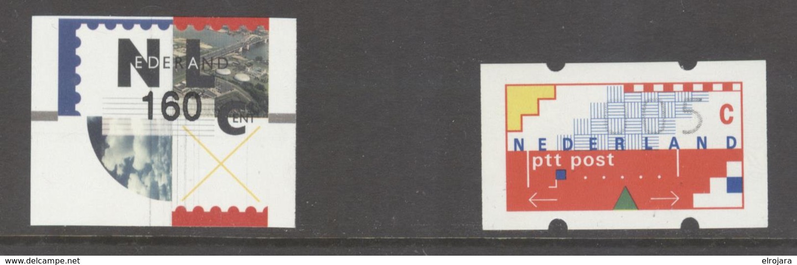Machine Stamps With Number On The Back MNH - Franking Machines (EMA)