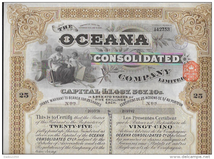 OCEANA Consolidated 1929 - Autres & Non Classés