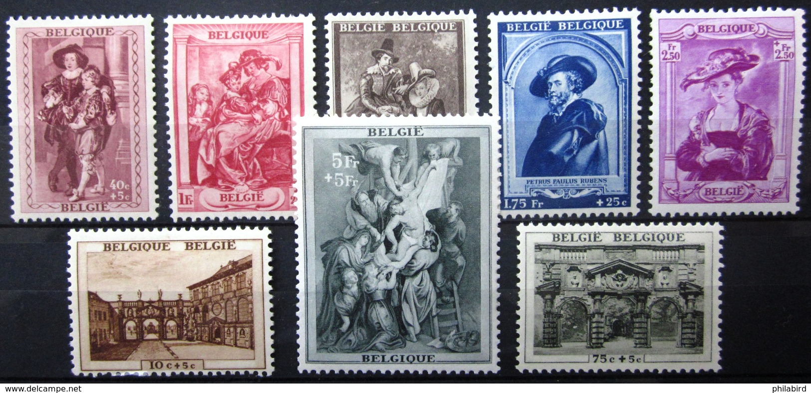 BELGIQUE             N° 504/511                NEUF* - Unused Stamps