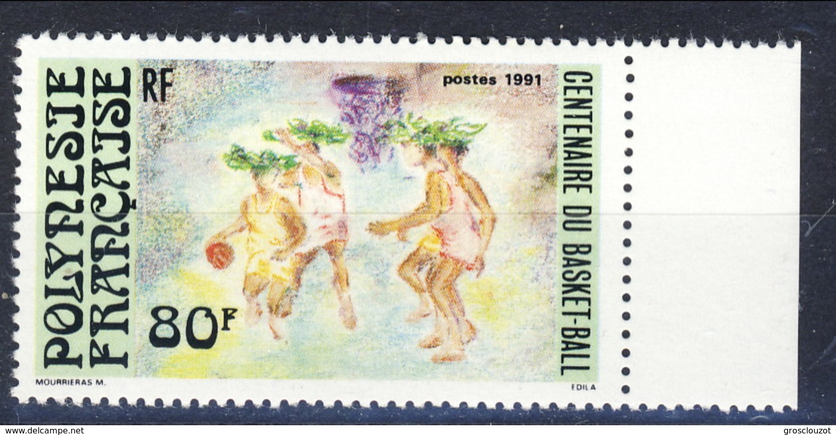 Polynesie 1991 N. 382 MNH Cat. &euro; 2.30 - Neufs