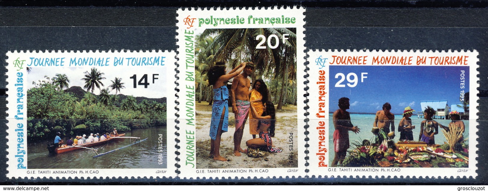 Polynesie 1993 Serie N. 440-442 MNH Cat. &euro; 2.45 - Neufs