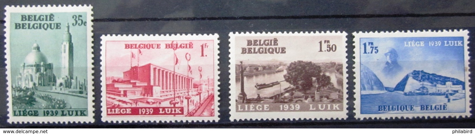 BELGIQUE             N° 484/487               NEUF* - Nuevos