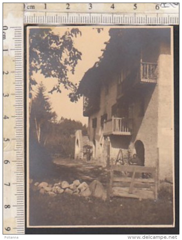 PO6521D# FOTOGRAFIA CASA RURALE RICORDO Anni '20/AGRICOLTURA CASCINE - Mestieri