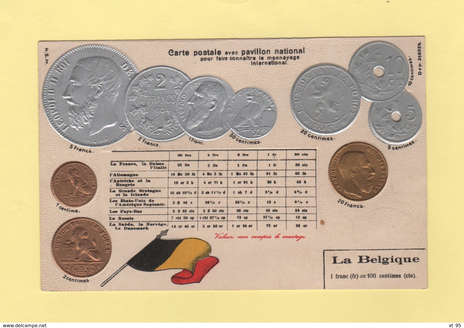 Pour Faire Connaitre Le Monnayage International - Pavillon National - La Belgique - Coins (pictures)