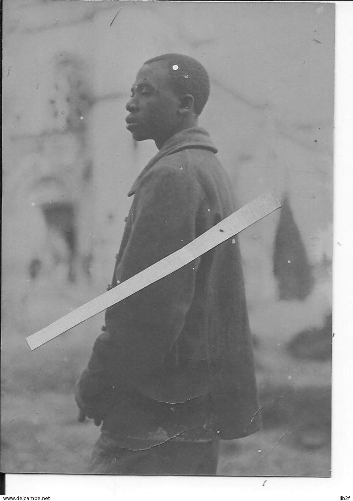 1917 Aisne Chemin Des Dames Craonne Winterberg Tirailleur Sénégalais Prisonnier 1 Carte Photo 14-18 Ww1 - War, Military