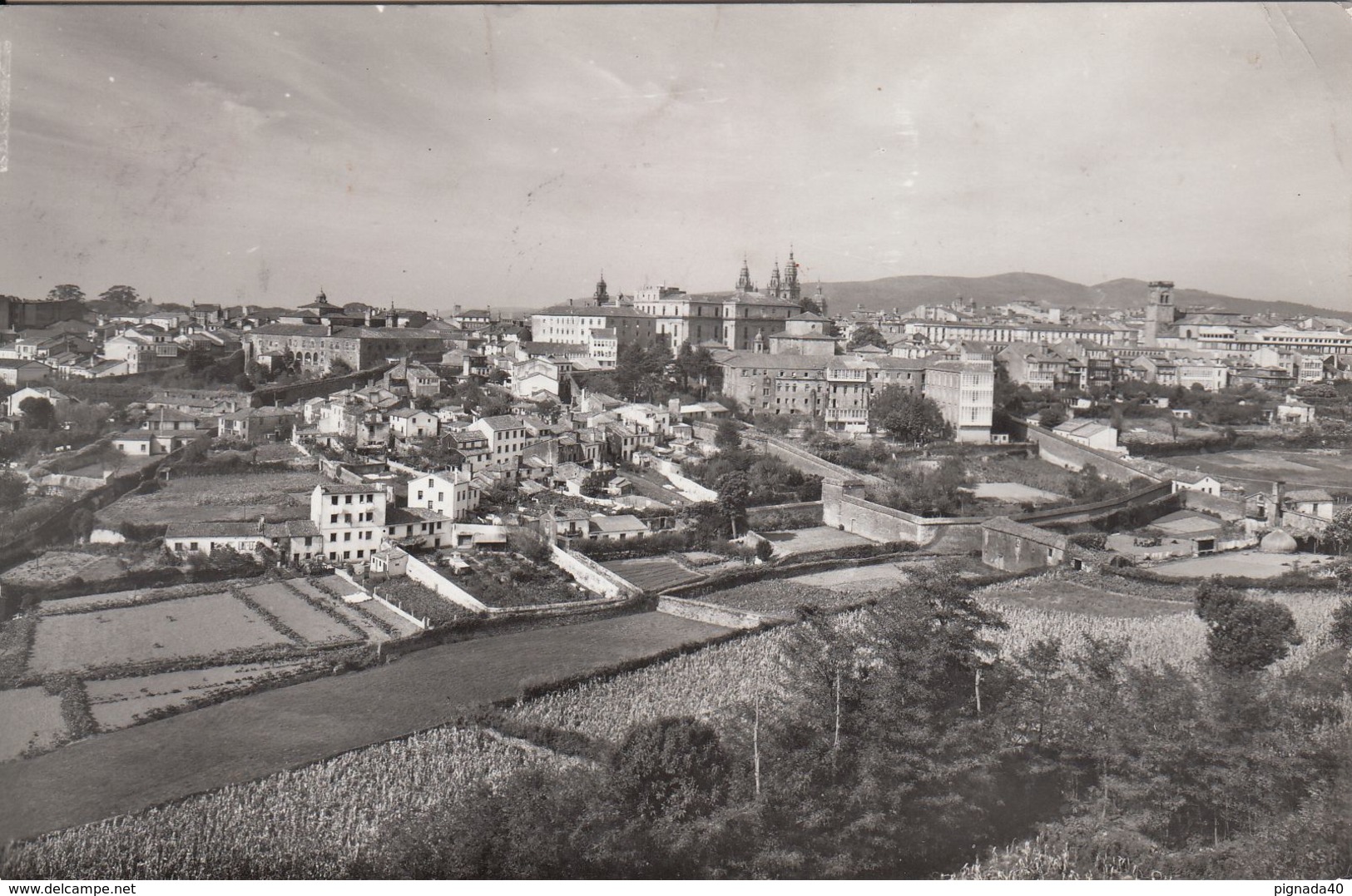 G , Cp , ESPAGNE , LA CORUÑA , SANTIAGO De COMPOSTELA , Vista General - La Coruña