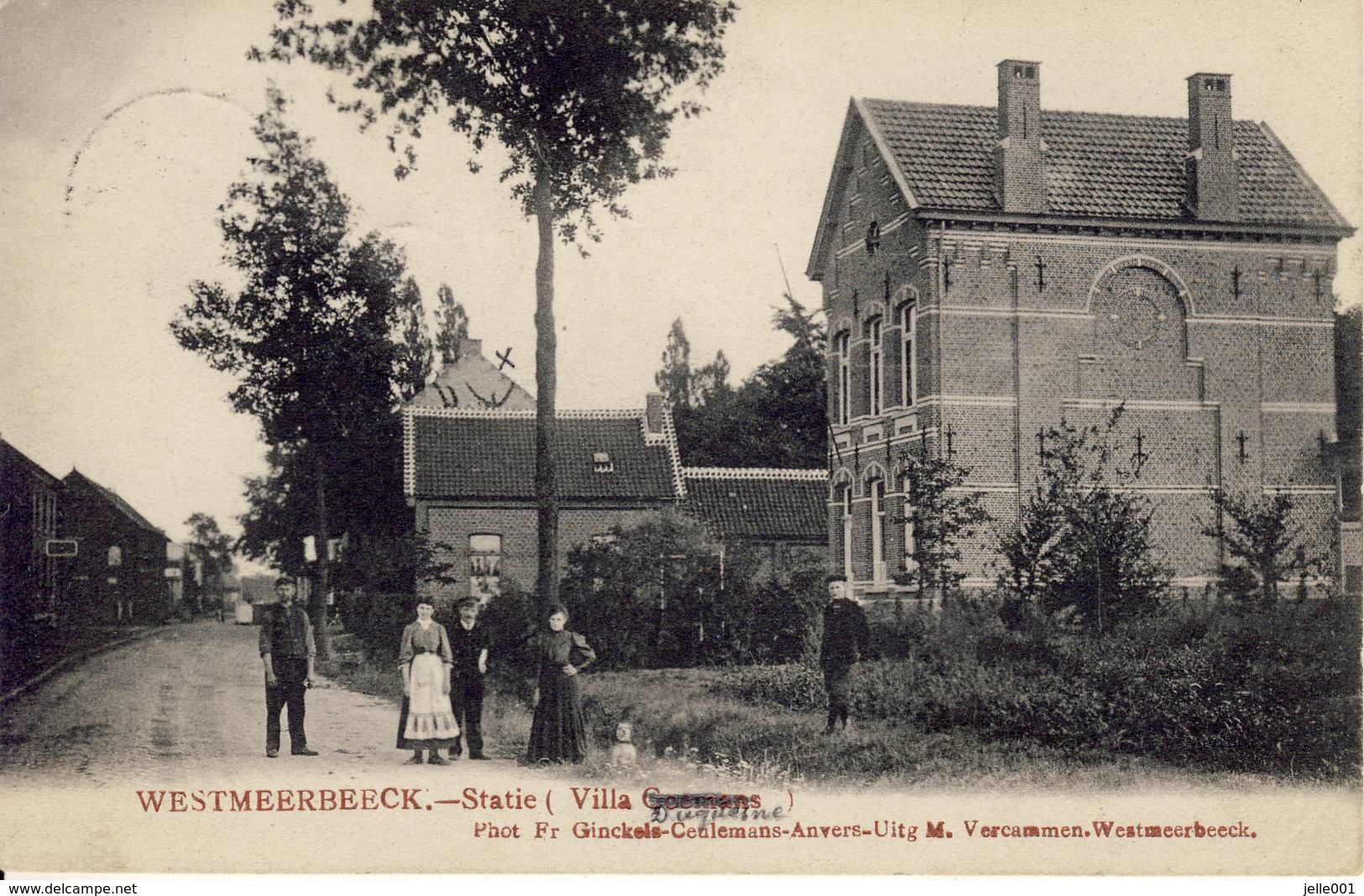 Westmeerbeeck  Westmeerbeek Statie Villa Coemans (en Omgeving) 1909 - Hulshout