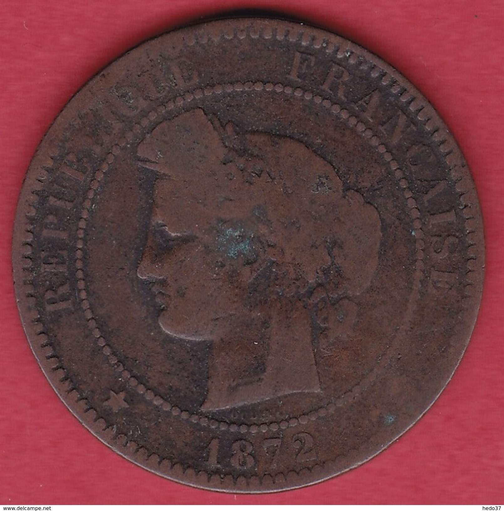 France 10 Centimes Cérès 1872 K - Autres & Non Classés