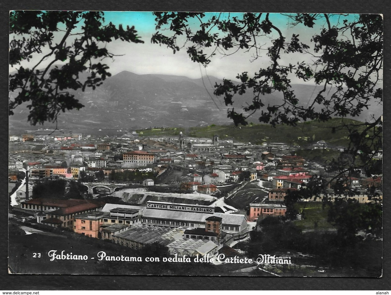 FABRIANO Panorama Con Veduta Delle Cartiere Miliani ITALIE - Ancona