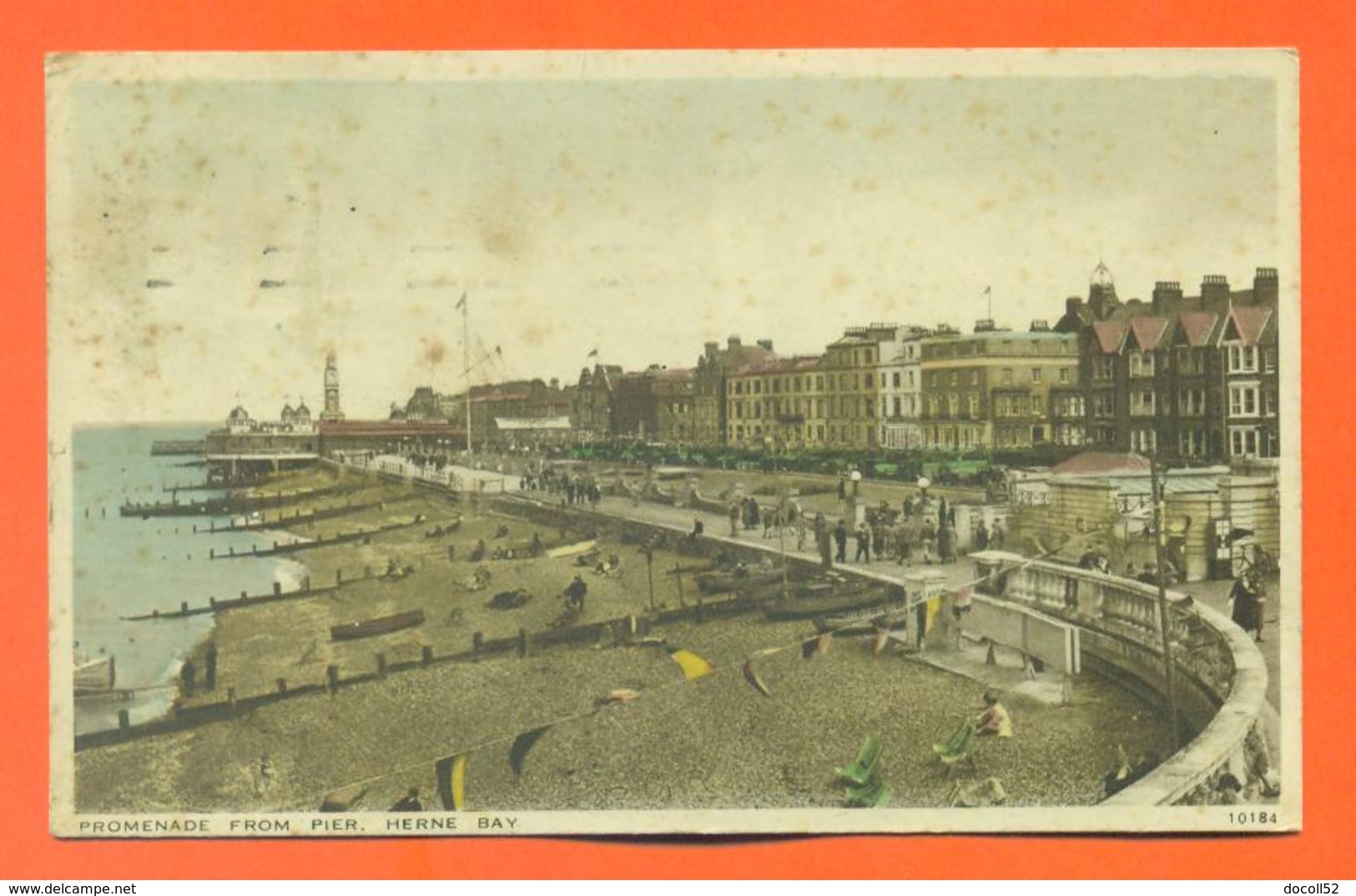 CPA Herne Bay  " Promenade From Pier " LJCP 20 - Canterbury