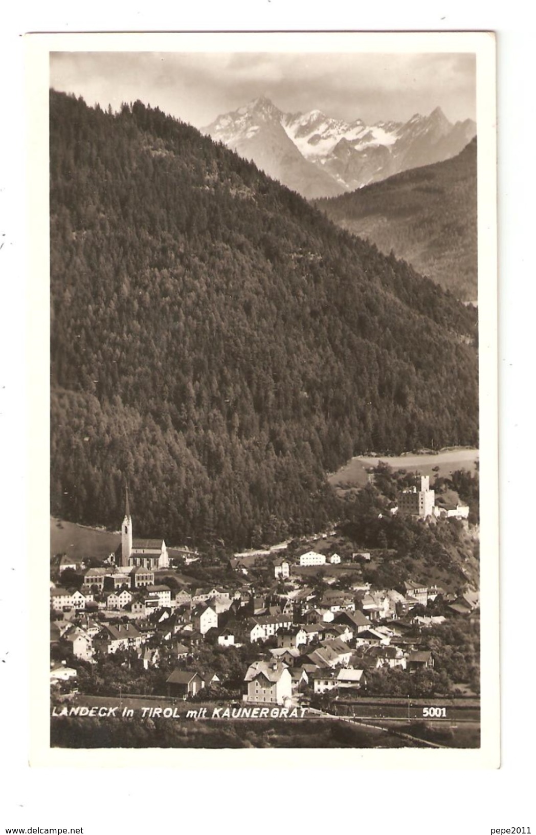 CPA  Autriche LANDECK In TIROL Mit KAUNERGRAT - Landeck