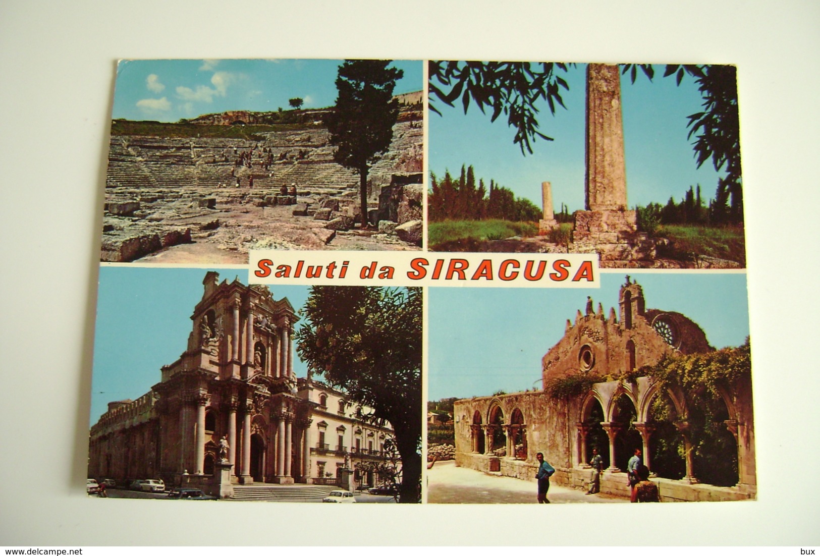 SALUTI  DA  SIRACUSA    VIAGGIATA  COME DA FOTO - Siracusa