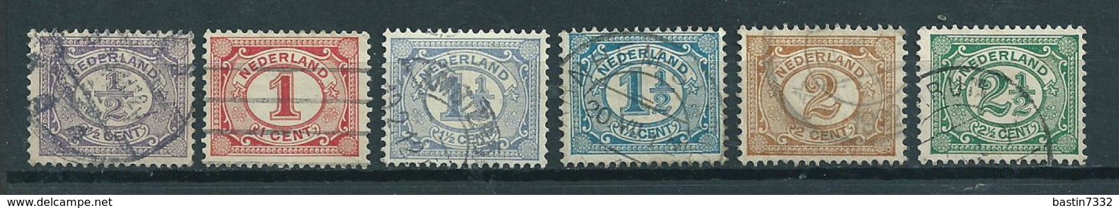 1899/1908 Netherlands Complete Set Definitives Used/gebruikt/oblitere - Usati