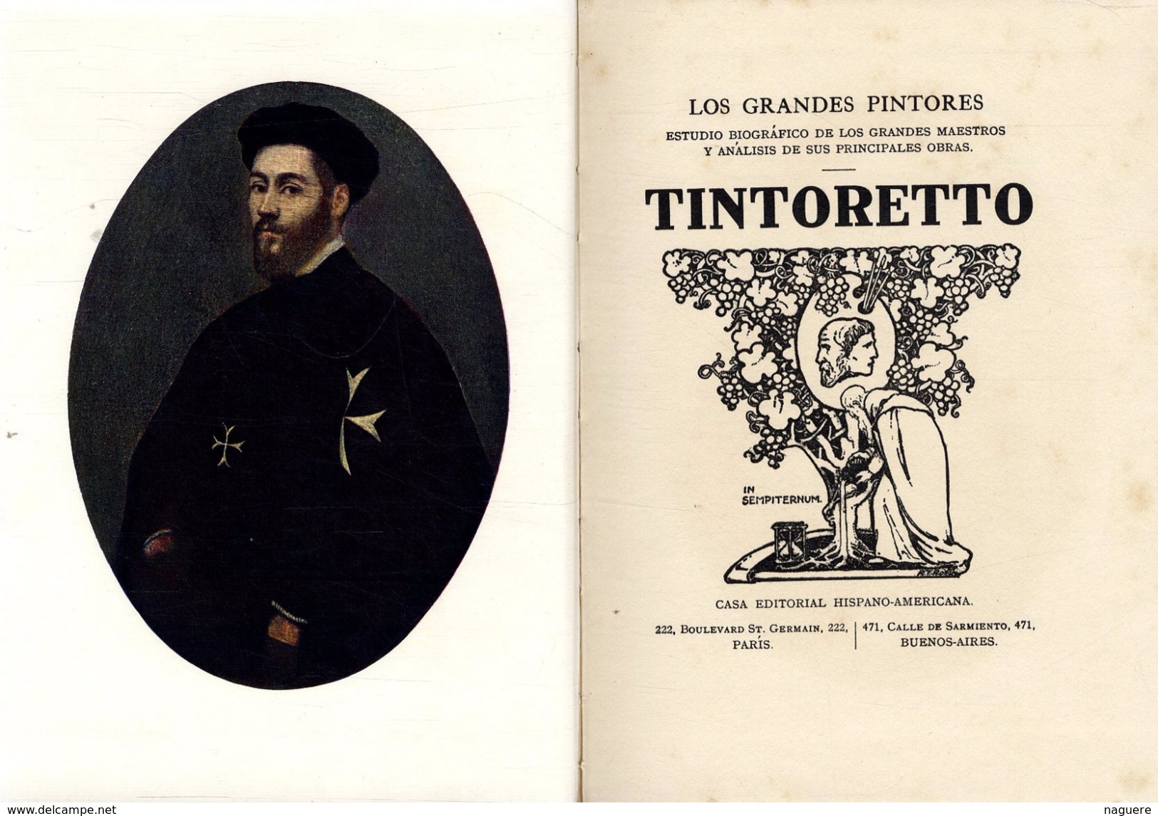 LOS GRANDES PINTORES  TINTORETTO   HISPANO AMERICA  N° 16   80 PAGES BELLES ILLUSTRATIONS PRESENTES - History & Arts