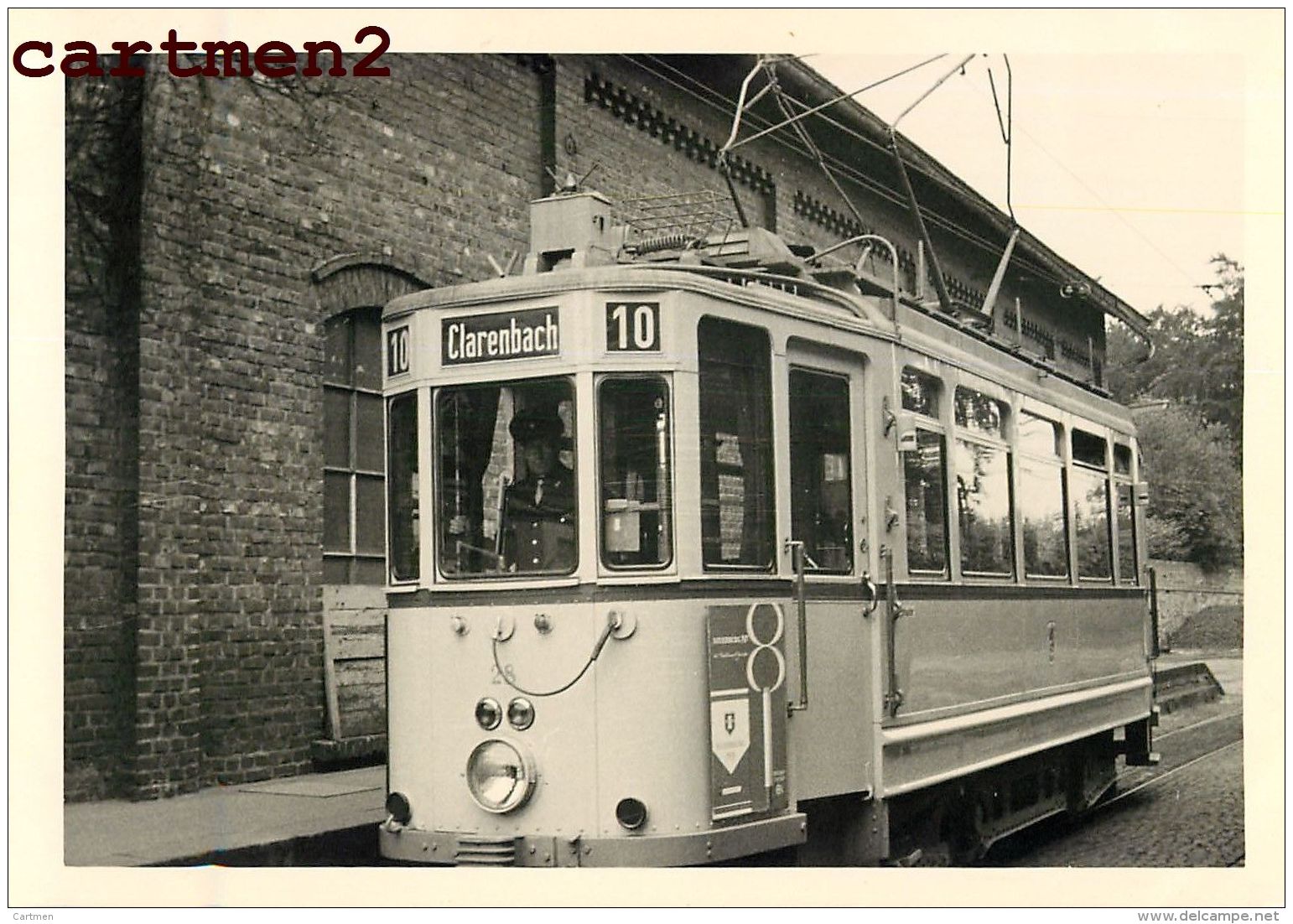 TRAMWAT N°10 CLARENBACH BERVERLOO BELGIQUE ? HAMBURG ? DEUTSCHLAND TRAIN TRAM BAHNHOF ZUG - Eisenbahnen