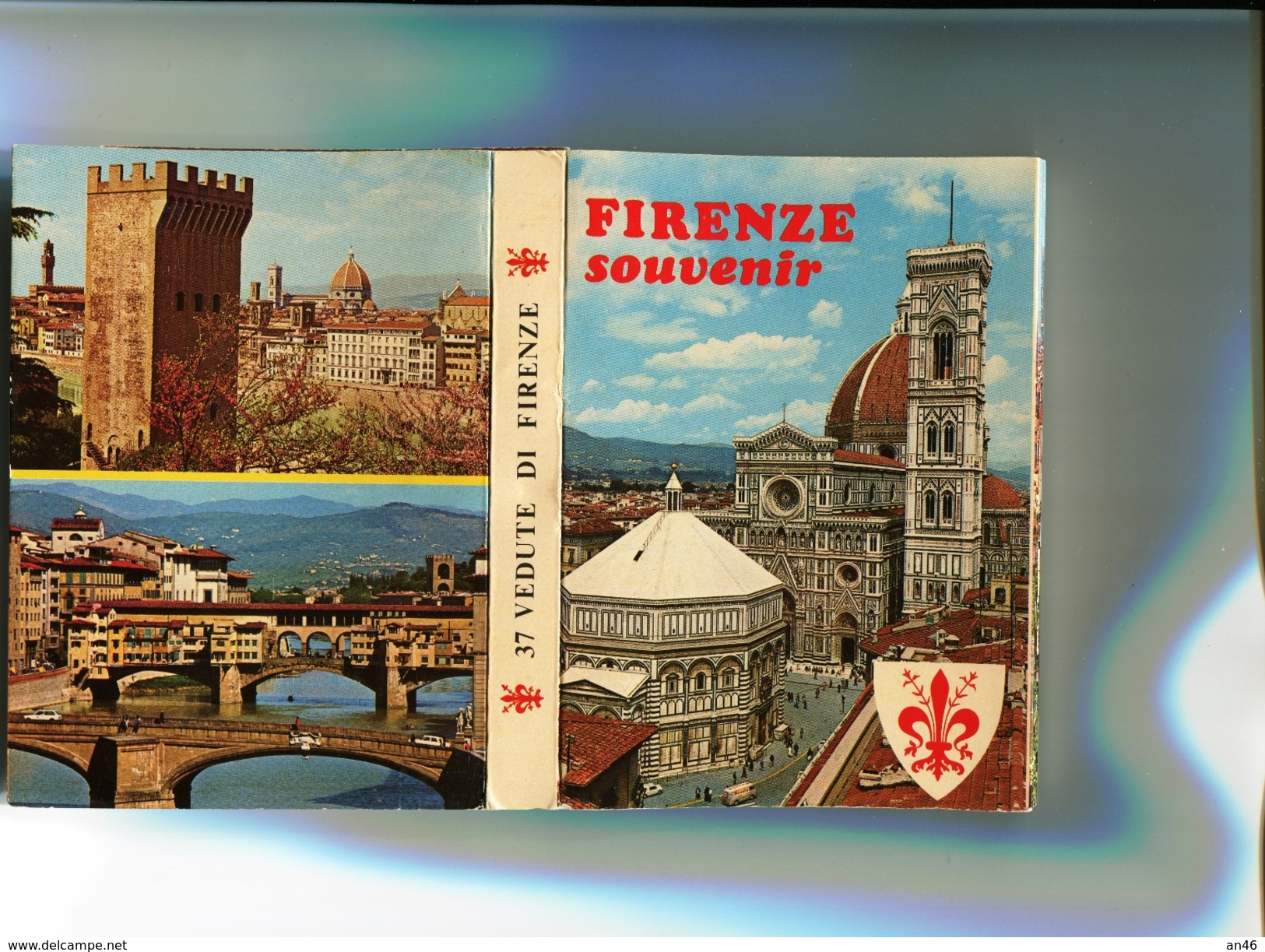 LIBRETTO DI 37 VEDUTE  DI FIRENZE SOUVENIR--CARTOLINE-PHOTO-  -ORIGINALI100%-VEDI DESCRIZIONE - Publicités