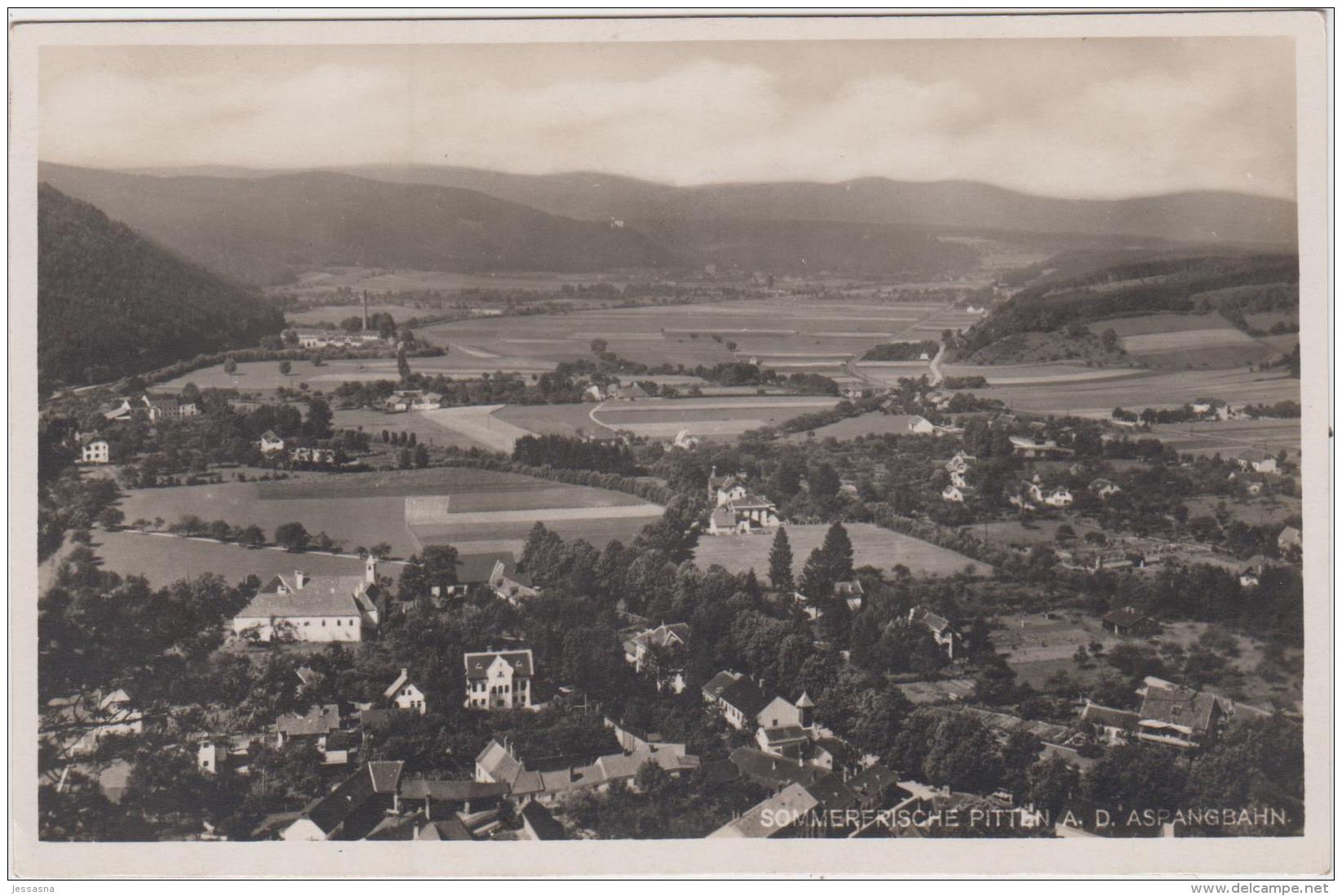 AK - PITTEN A.d. Aspangbahn - Panorama 1931 - Neunkirchen