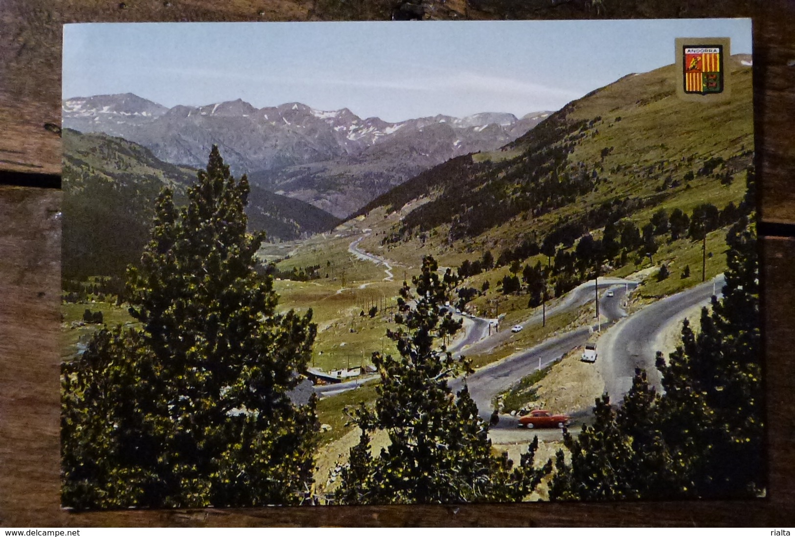 ANDORRE, VALLS D'ANDORRA, 1967, PORT D'ENVALIRA + TIMBRE - Andorre