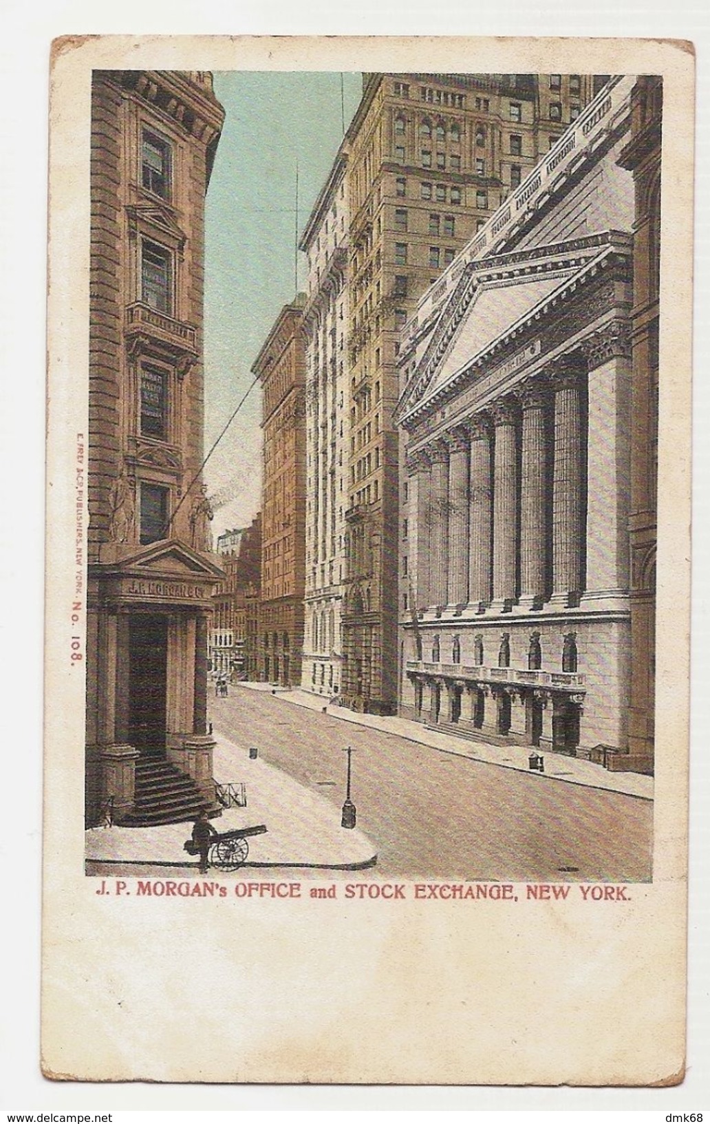 NEW YORK - J. P. MORGAN's OFFICE & STOCK EXCHANGE - EDIT E. FREY 1900s ( 75 ) - Other & Unclassified