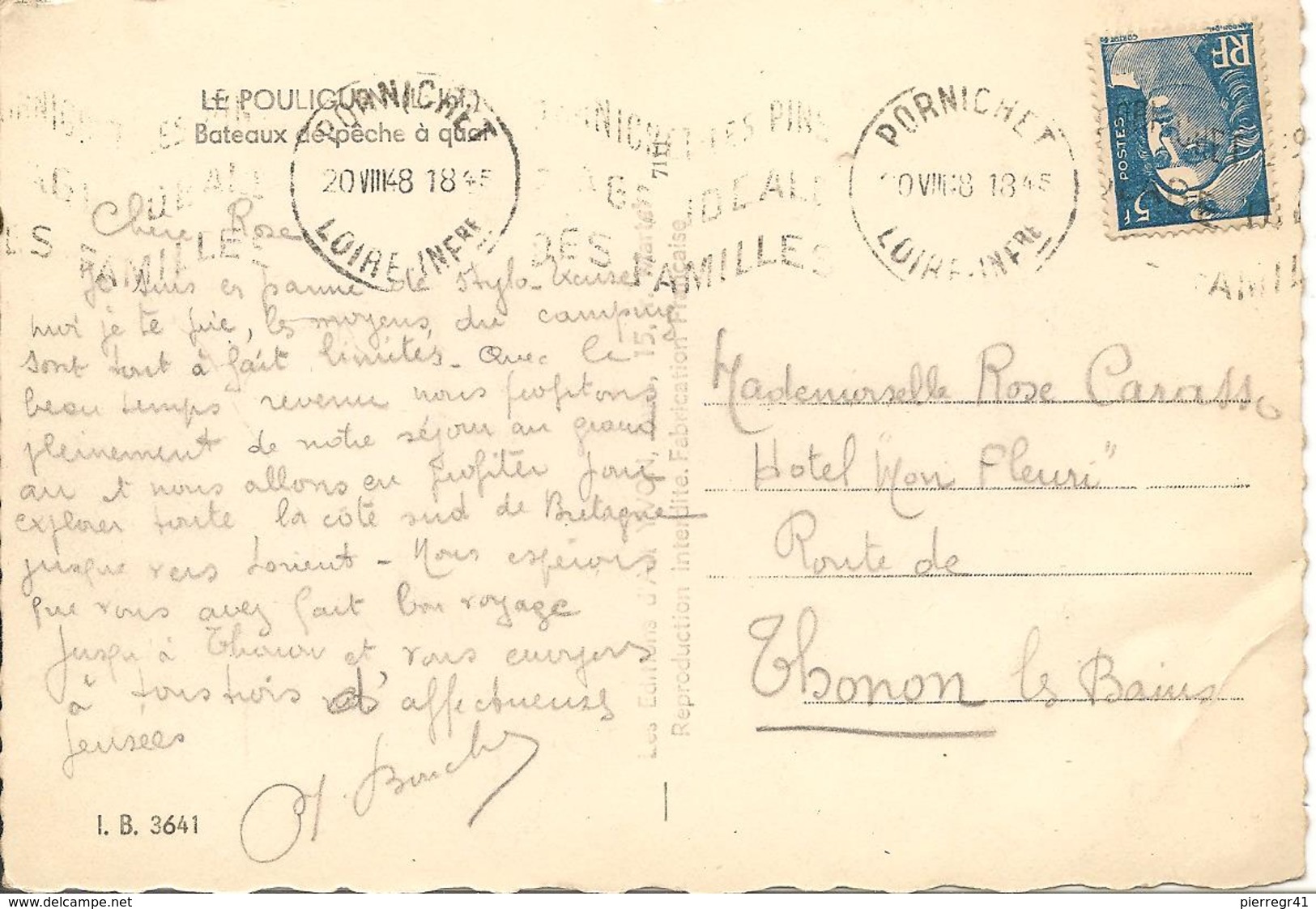 CPA-1948-44-LE POULIGUEN-BATEAUX De PECHE à QUAI-BE - Le Pouliguen
