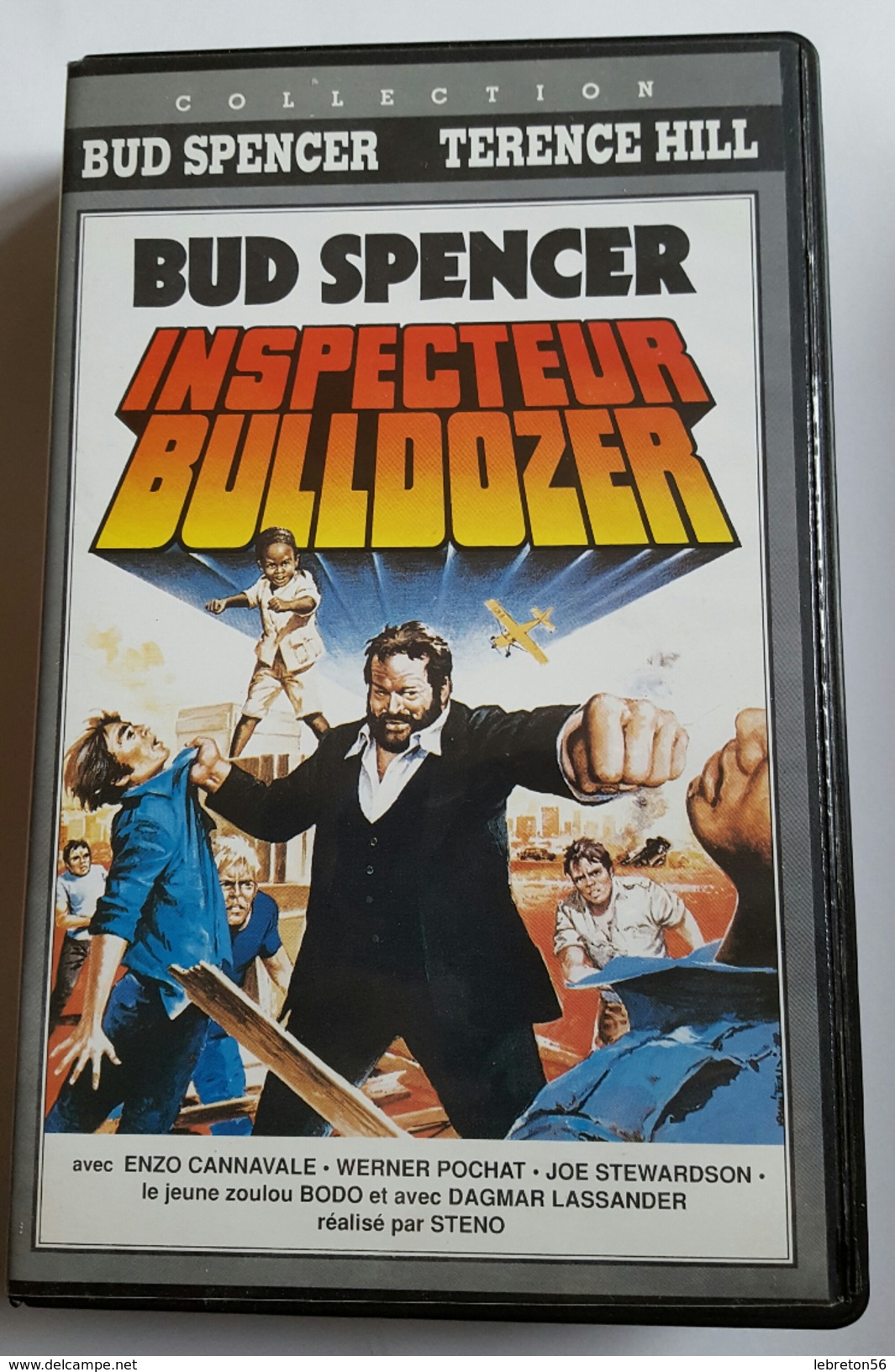 Une K7 Vidéo INSPECTEUR BULDOZER Bud Spencer - Policiers