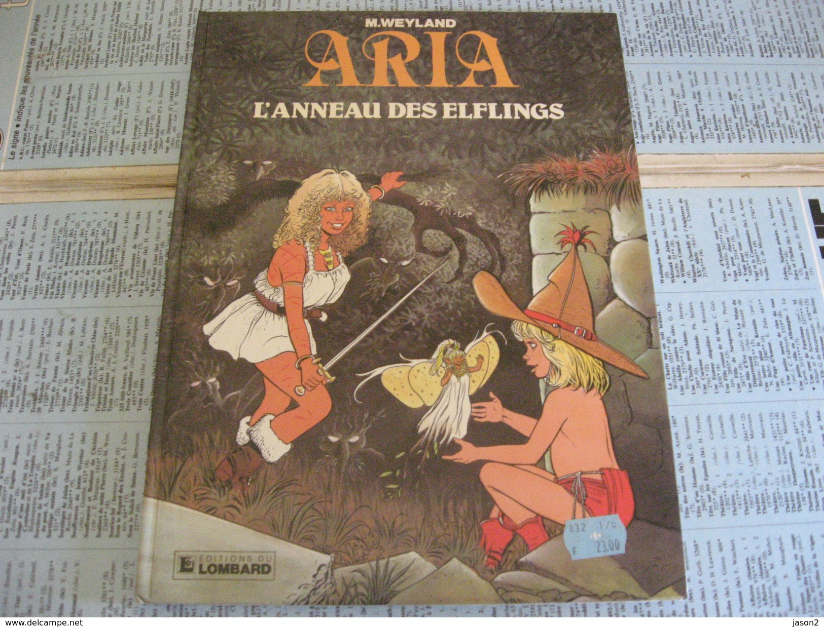 BD ARIA TOME 6 L'anneau Des Elfings Eo 1985 De M Weyland - Aria