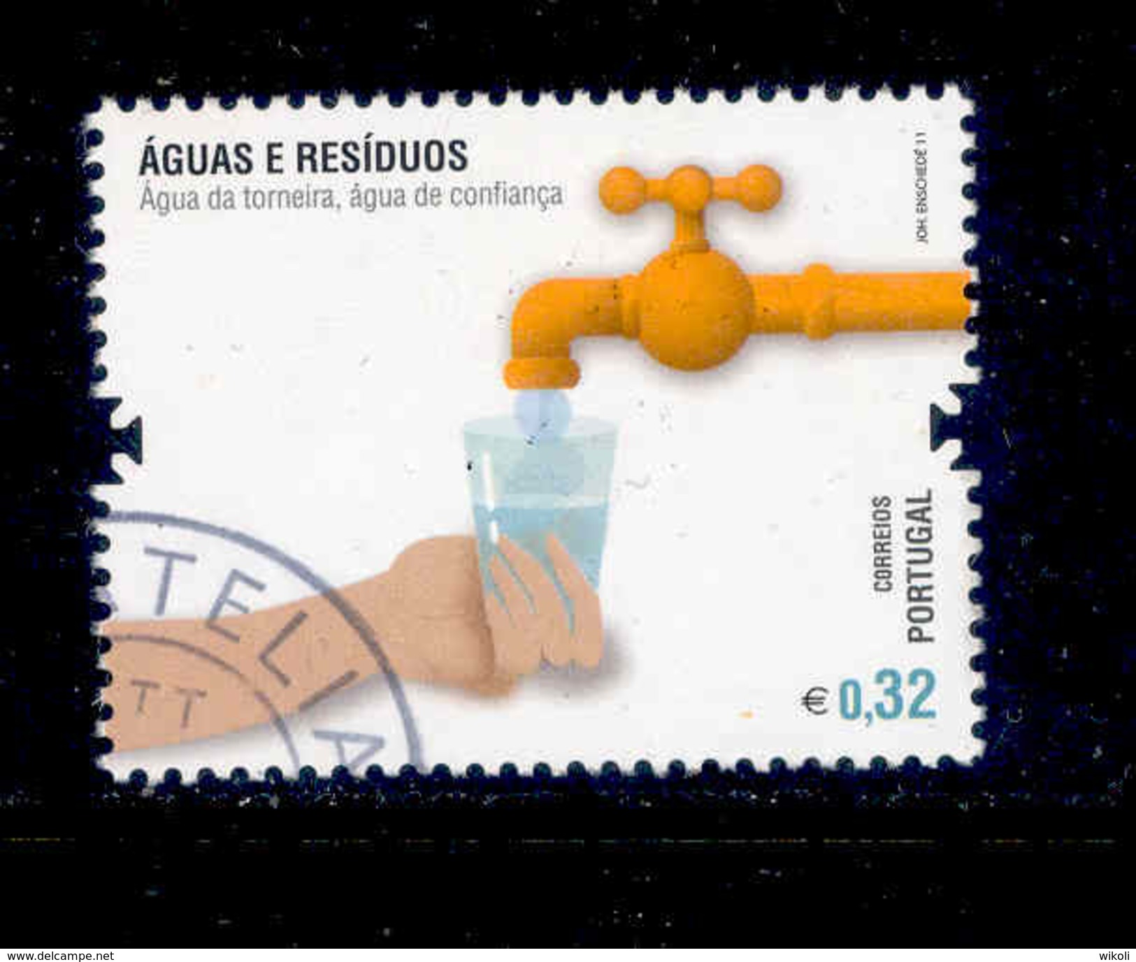 ! ! Portugal - 2011 Water - Af. 4148 - Used - Gebraucht