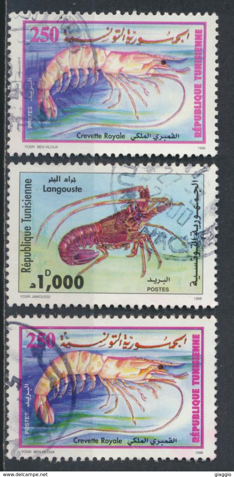 °°° TUNISIA - Y&T N°1335/36 - 1998 °°° - Tunisia (1956-...)