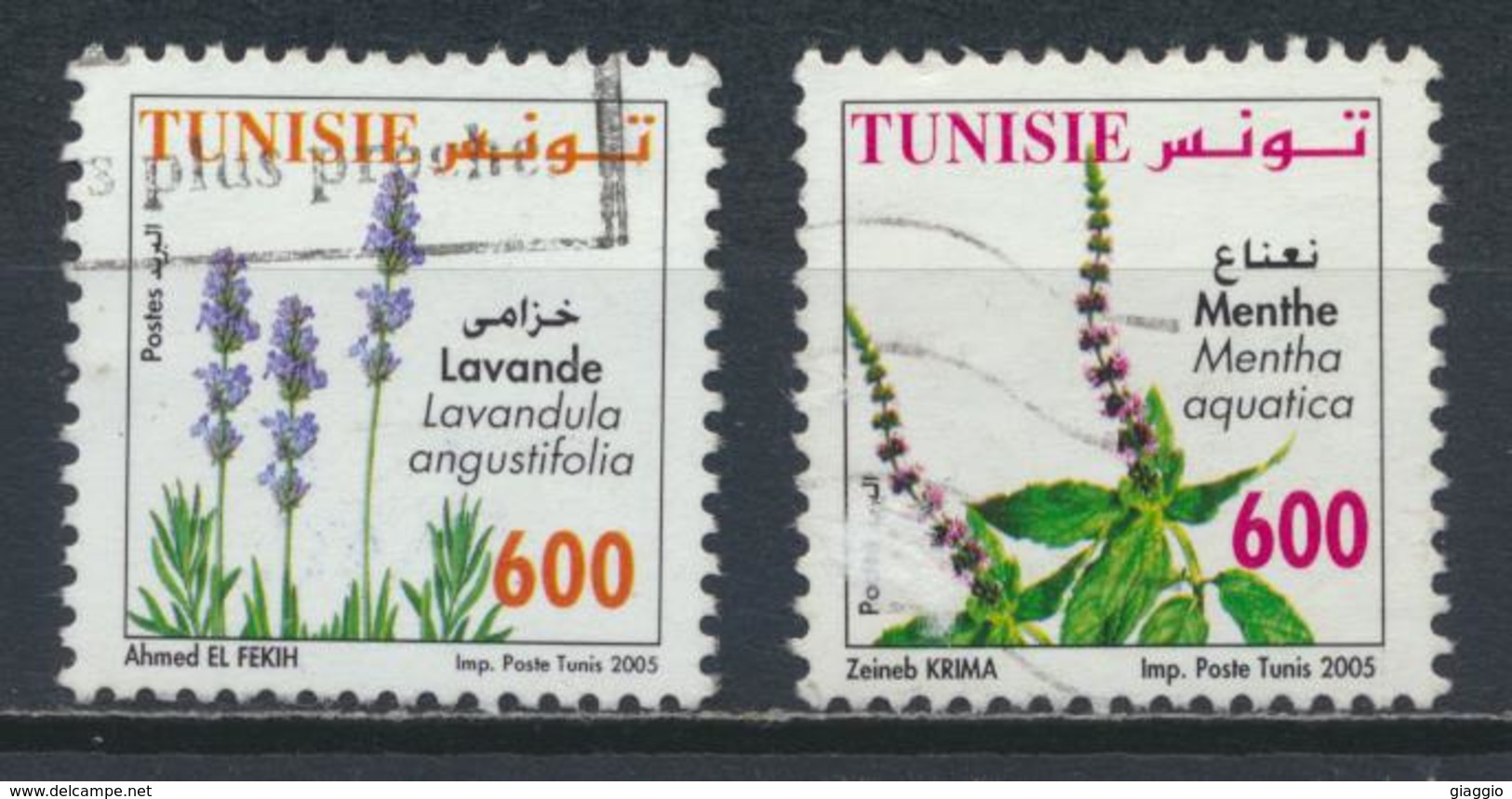 °°° TUNISIA - Y&T N°1555/56 - 2005 °°° - Tunesië (1956-...)